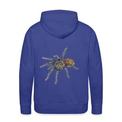 Männer Hoodie Chromatopelma cyaneopubescens - Königsblau