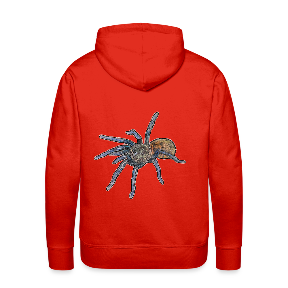 Männer Hoodie Chromatopelma cyaneopubescens - Rot