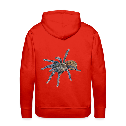 Männer Hoodie Chromatopelma cyaneopubescens - Rot