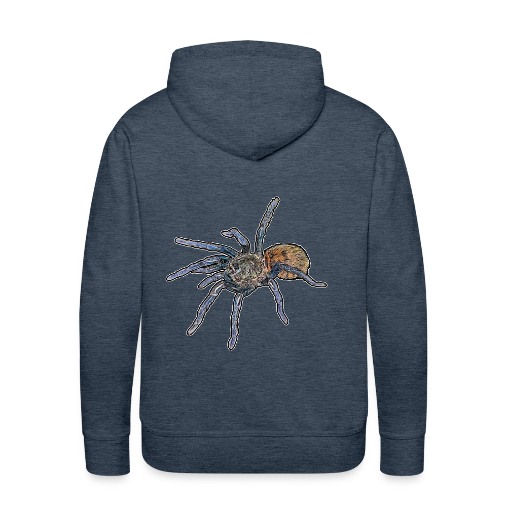 Männer Hoodie Chromatopelma cyaneopubescens - Jeansblau