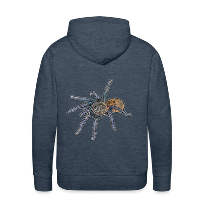 Männer Hoodie Chromatopelma cyaneopubescens - Jeansblau