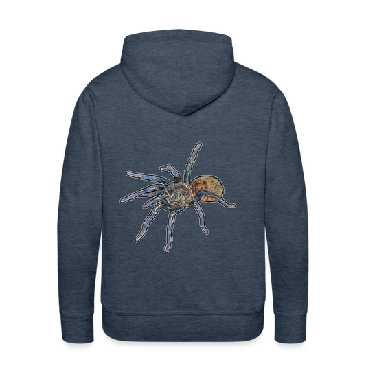 Männer Hoodie Chromatopelma cyaneopubescens - Jeansblau