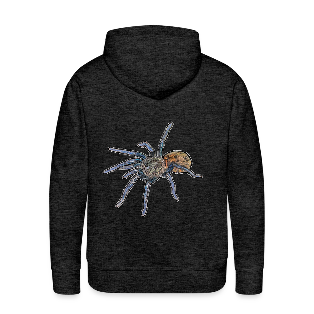 Männer Hoodie Chromatopelma cyaneopubescens - Anthrazit