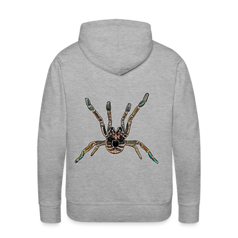 Männer Hoodie Pterinochilus murinus tcf - Grau meliert