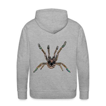 Männer Hoodie Pterinochilus murinus tcf - Grau meliert