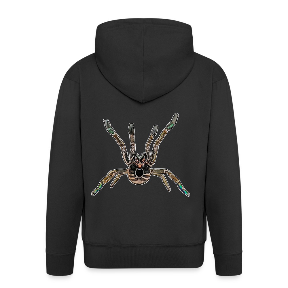 MännerZip-Hoodie Pterinochilus murinus tcf - Schwarz