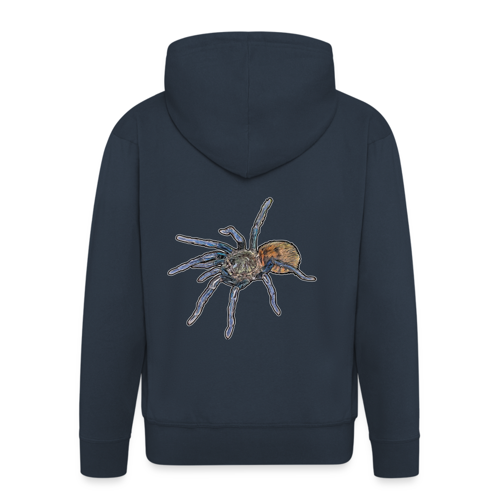 Männer Zip-Hoodie Chromatopelma cyaneopubescens - Navy