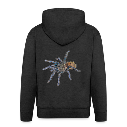 Männer Zip-Hoodie Chromatopelma cyaneopubescens - Anthrazit