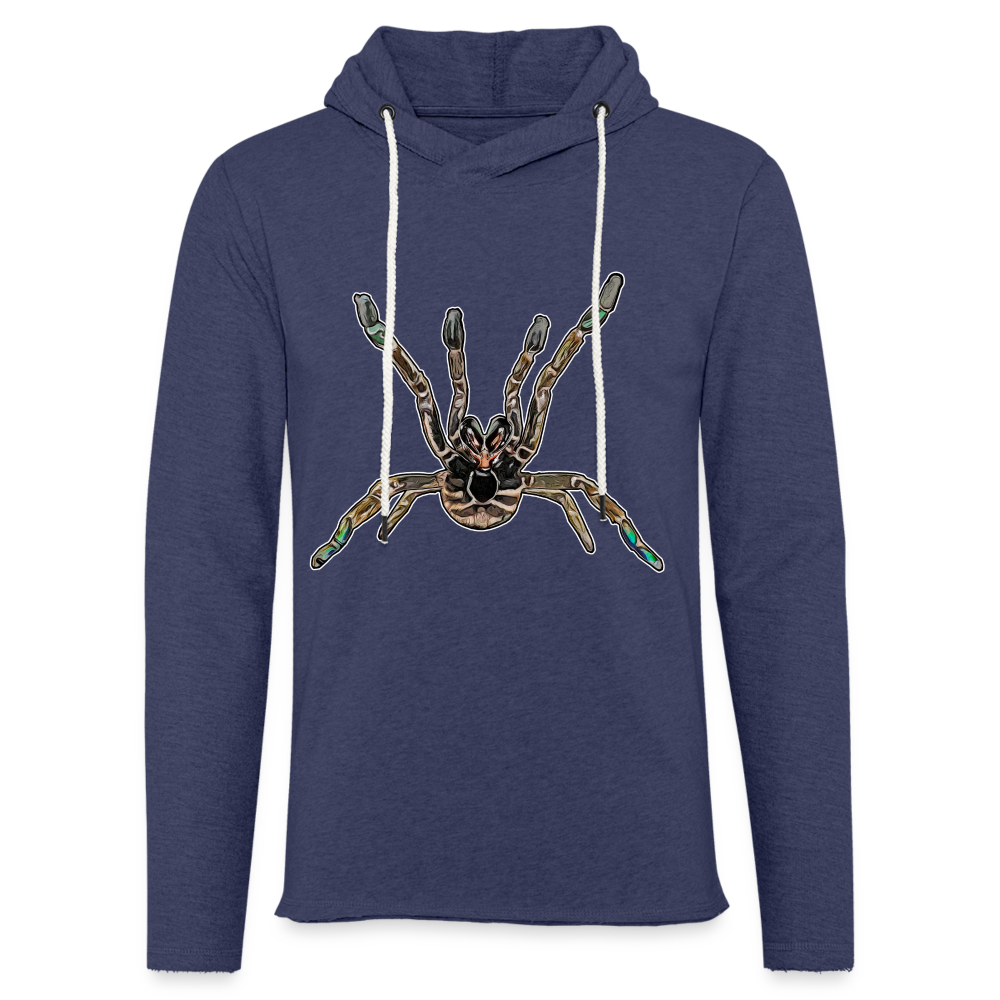 Unisex Kapuzensweatshirt Pterinochilus murinus tcf - Navy meliert