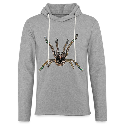 Unisex Kapuzensweatshirt Pterinochilus murinus tcf - Grau meliert