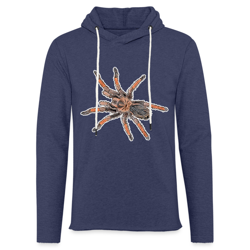 Unisex Kapuzensweatshirt Brachypelma emilia - Navy meliert