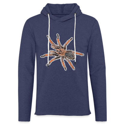 Unisex Kapuzensweatshirt Brachypelma emilia - Navy meliert
