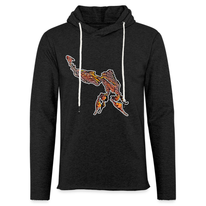 Unisex Kapuzensweatshirt Phyllocrania paradoxa male - Anthrazit