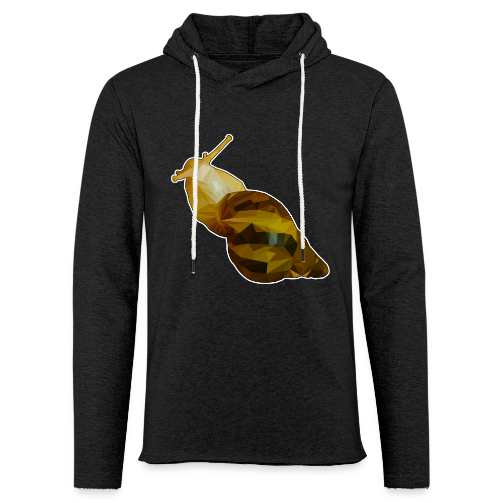Unisex Kapuzensweatshirt Achatina reticulata Low Poly - Anthrazit