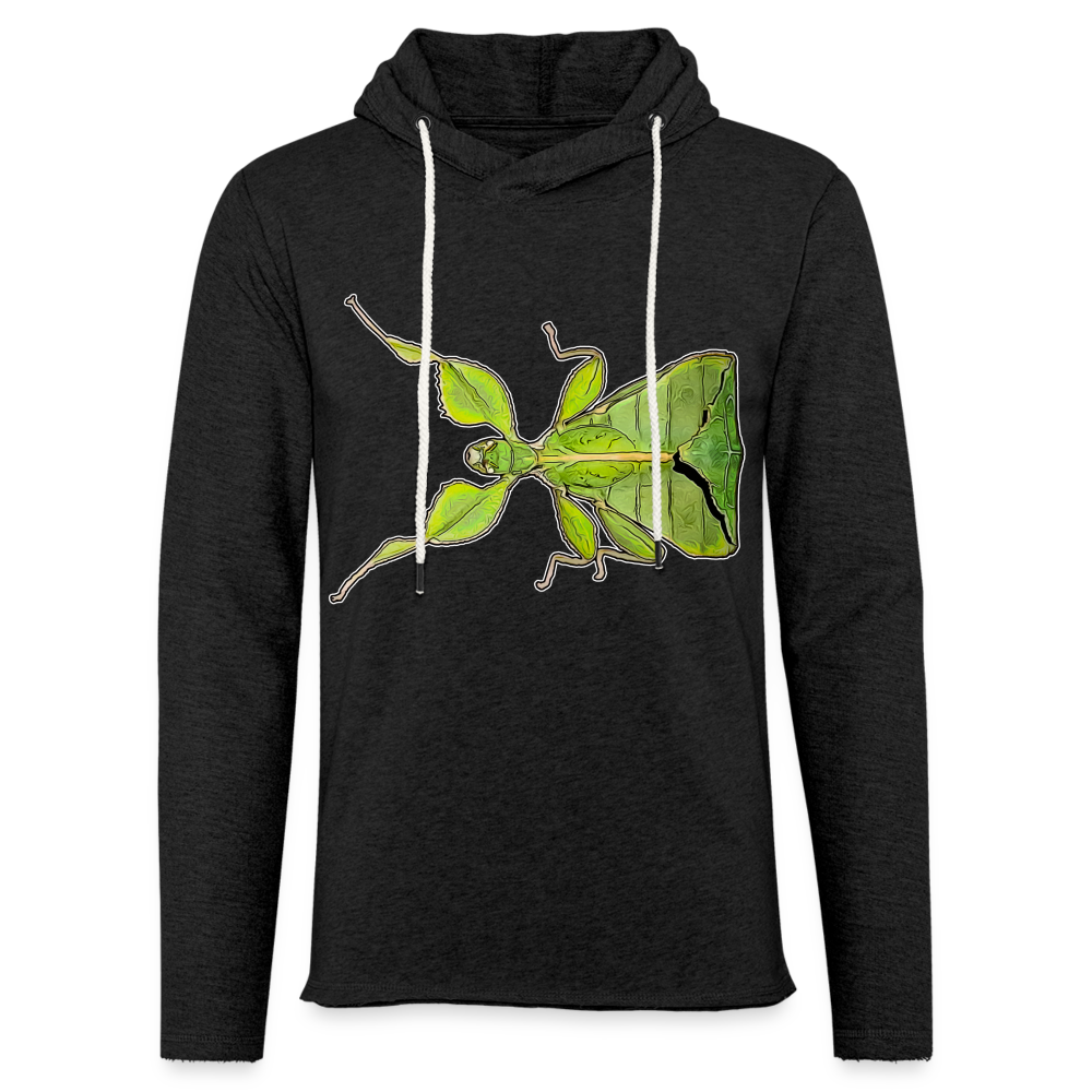 Unisex Kapuzensweatshirt Phyllium philippinicum female - Anthrazit