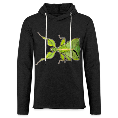 Unisex Kapuzensweatshirt Phyllium philippinicum female - Anthrazit