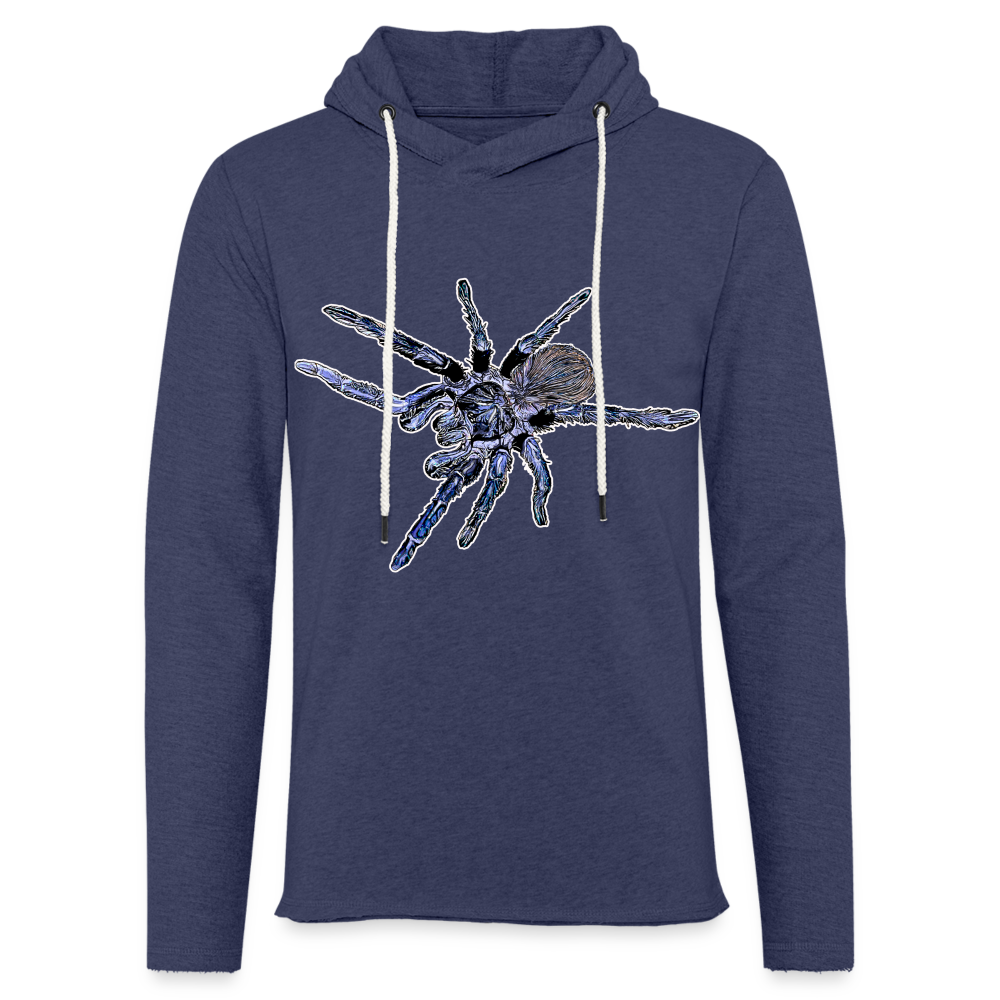 Unisex Kapuzensweatshirt Pterinopelma sazimai - Navy meliert