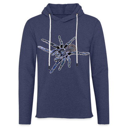 Unisex Kapuzensweatshirt Pterinopelma sazimai - Navy meliert