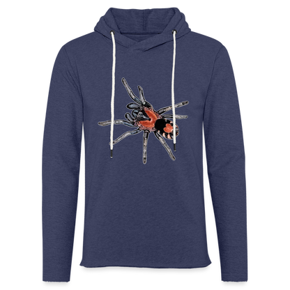 Unisex Kapuzensweatshirt Cyriocosmus elegans - Navy meliert