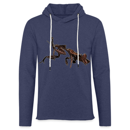 Unisex Kapuzensweatshirt Phyllocrania paradoxa female 2 - Navy meliert