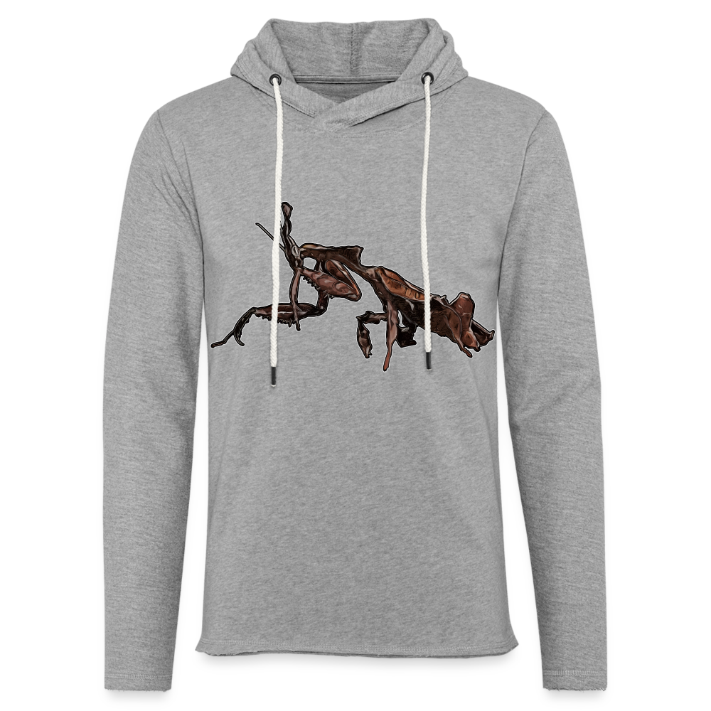 Unisex Kapuzensweatshirt Phyllocrania paradoxa female 2 - Grau meliert