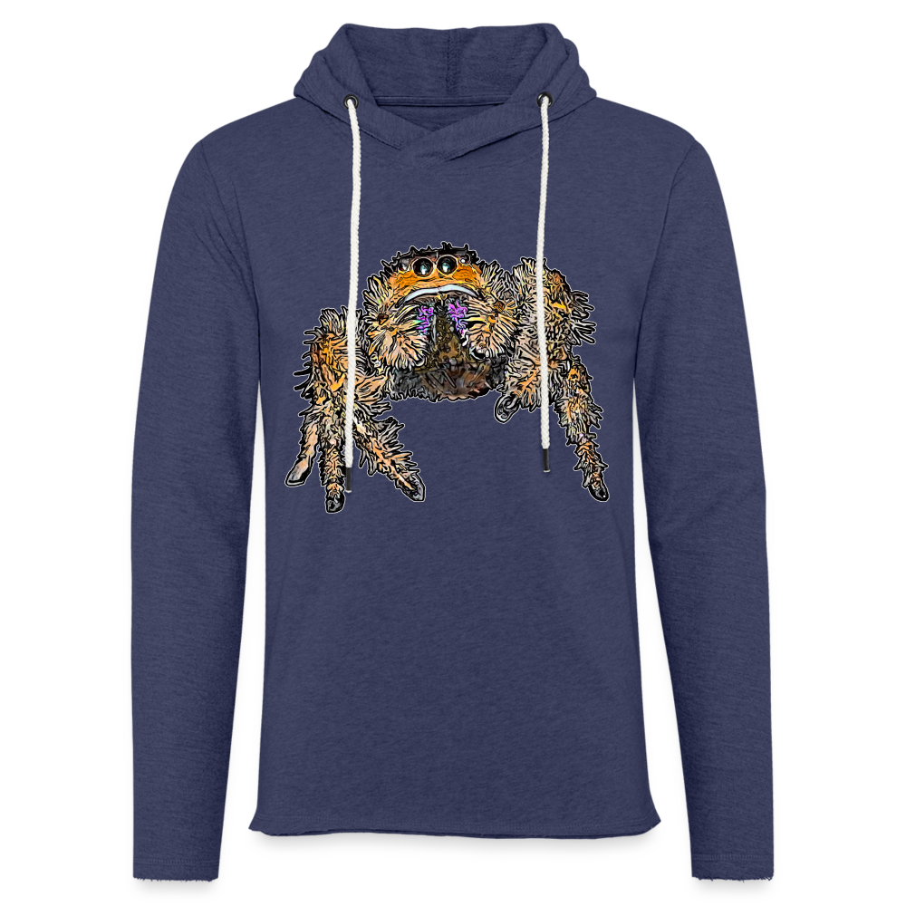 Unisex Kapuzensweatshirt Phidippus regius Everglades female - Navy meliert