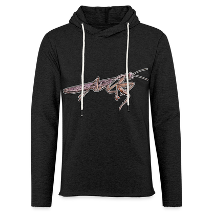 Unisex Kapuzensweatshirt Rhombodera kirbyi male - Anthrazit