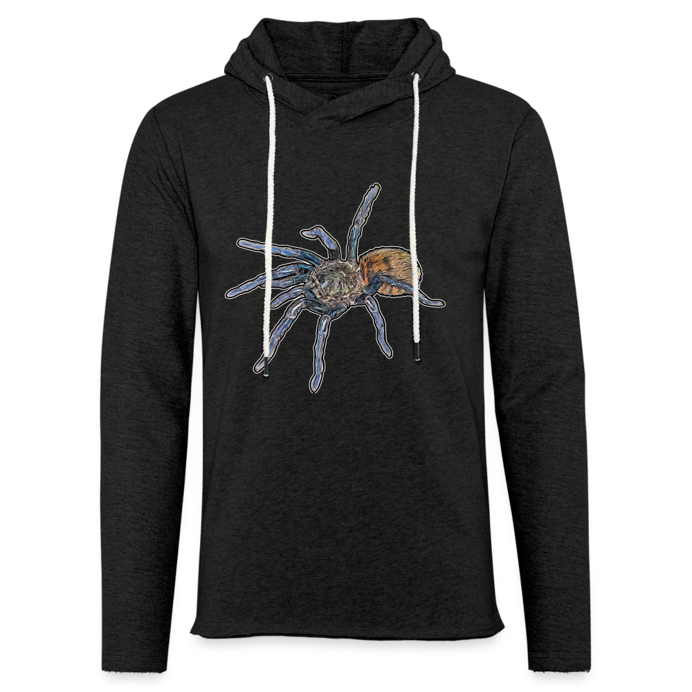 Unisex Kapuzensweatshirt Chromatopelma cyaneopubescens - Anthrazit