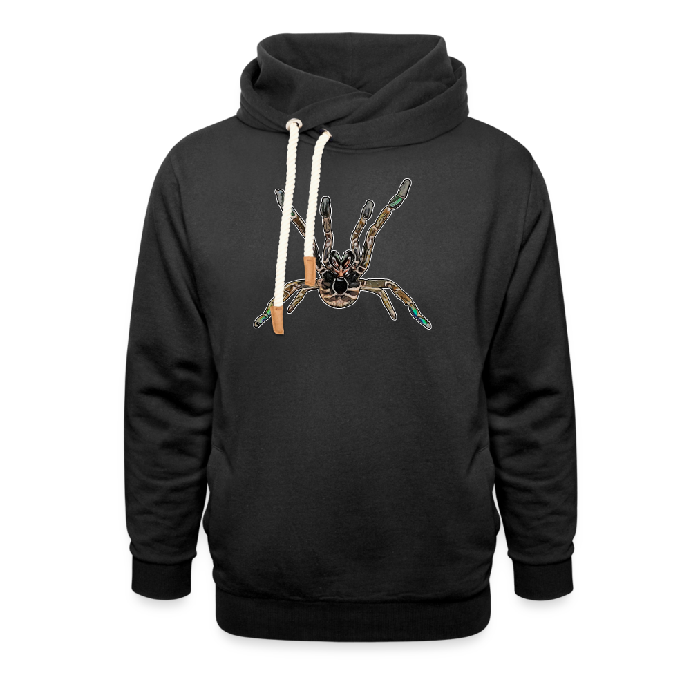 Unisex Schalkragen Hoodie Pterinochilus murinus tcf - Schwarz
