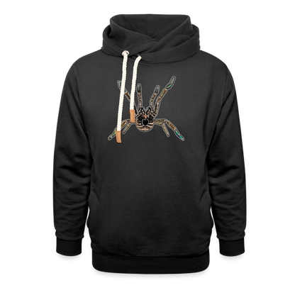 Unisex Schalkragen Hoodie Pterinochilus murinus tcf - Schwarz