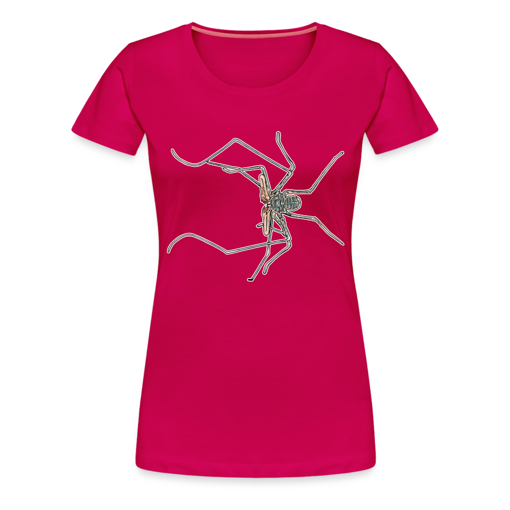 Frauen Basic T-Shirt Euphrynichus bacillifer - dunkles Pink