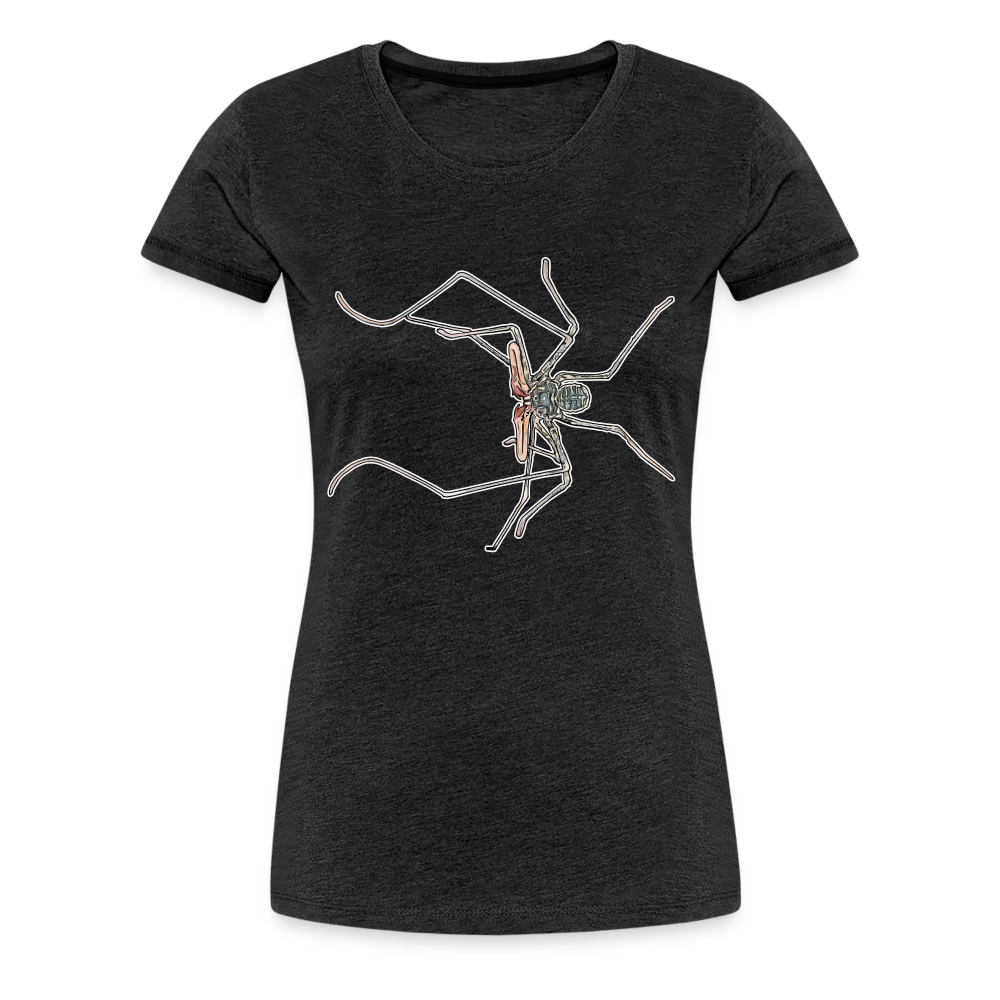 Frauen Basic T-Shirt Euphrynichus bacillifer - Anthrazit