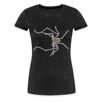 Frauen Basic T-Shirt Euphrynichus bacillifer - Anthrazit