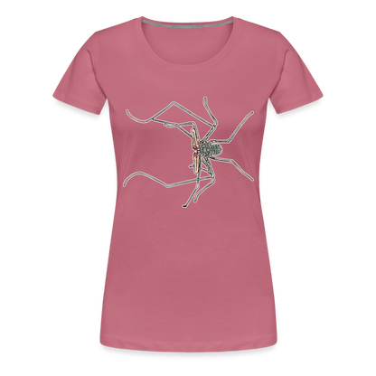Frauen Basic T-Shirt Euphrynichus bacillifer - Malve