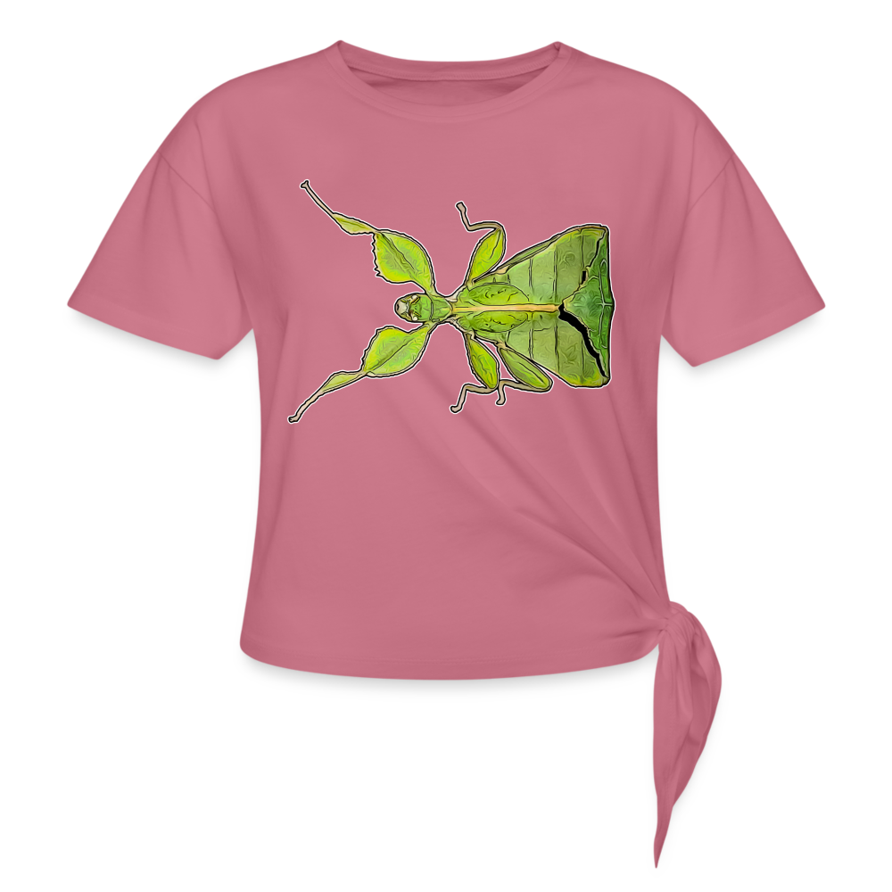 Frauen Knotenshirt Phyllium philippinicum female - Malve