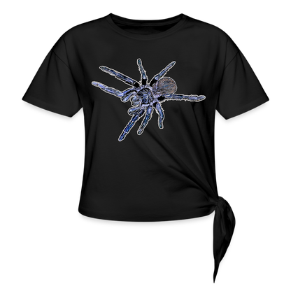 Frauen Knotenshirt Pterinopelma sazimai - Schwarz