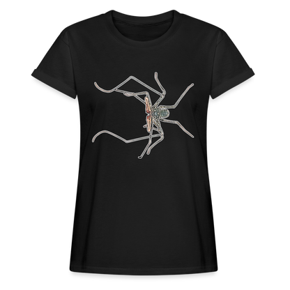 Frauen Oversized T-Shirt Euphrynichus bacillifer - Schwarz