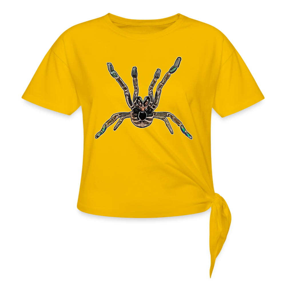 Frauen Knotenshirt Pterinochilus murinus tcf - Sonnengelb
