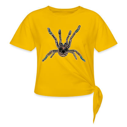 Frauen Knotenshirt Pterinochilus murinus tcf - Sonnengelb
