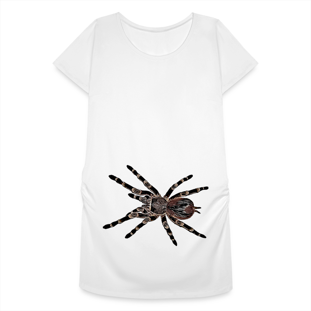 Frauen Schwangerschafts-T-Shirt Acanthoscurria geniculata - weiß