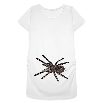 Frauen Schwangerschafts-T-Shirt Acanthoscurria geniculata - weiß