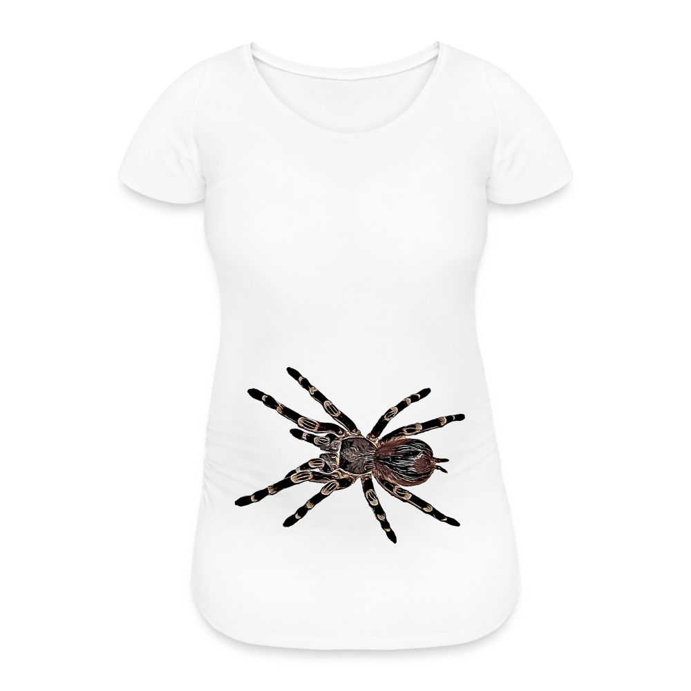 Frauen Schwangerschafts-T-Shirt Acanthoscurria geniculata - weiß
