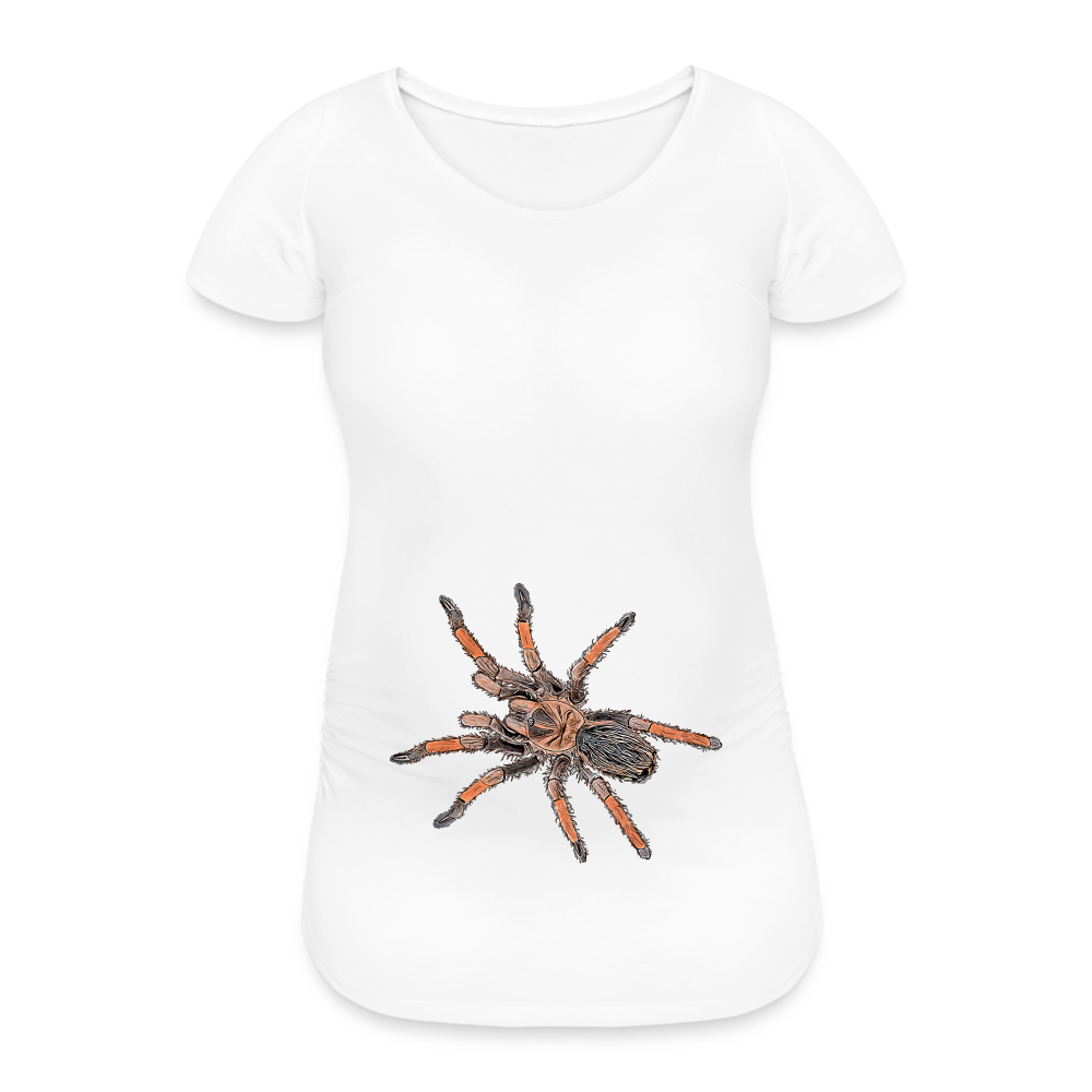 Frauen Schwangerschafts-T-Shirt Brachypelma emilia - weiß
