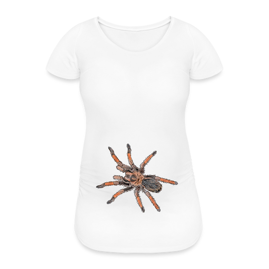Frauen Schwangerschafts-T-Shirt Brachypelma emilia - weiß