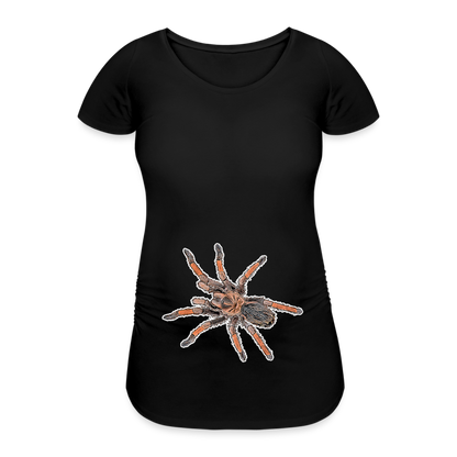 Frauen Schwangerschafts-T-Shirt Brachypelma emilia - Schwarz