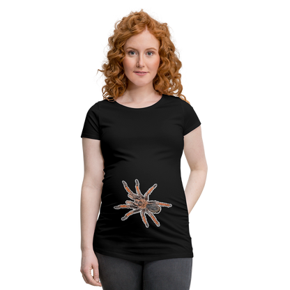 Frauen Schwangerschafts-T-Shirt Brachypelma emilia - Schwarz
