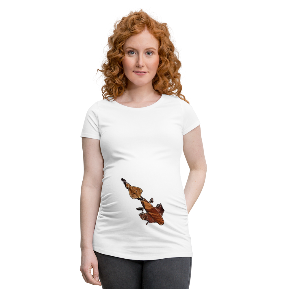 Frauen Schwangerschafts-T-Shirt Phyllocrania paradoxa female - weiß