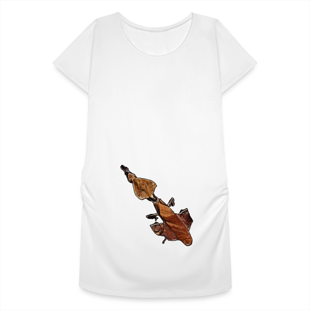 Frauen Schwangerschafts-T-Shirt Phyllocrania paradoxa female - weiß