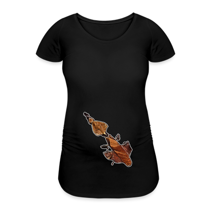 Frauen Schwangerschafts-T-Shirt Phyllocrania paradoxa female - Schwarz