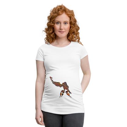Frauen Schwangerschafts-T-Shirt Phyllocrania paradoxa male - weiß